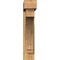 Ekena Millwork Imperial Block Rough Sawn Bracket w/ Offset Brace, Western Red Cedar, 6"W x 26"D x 30"H BKT0604X26X30IMP05RWR - alternate 4